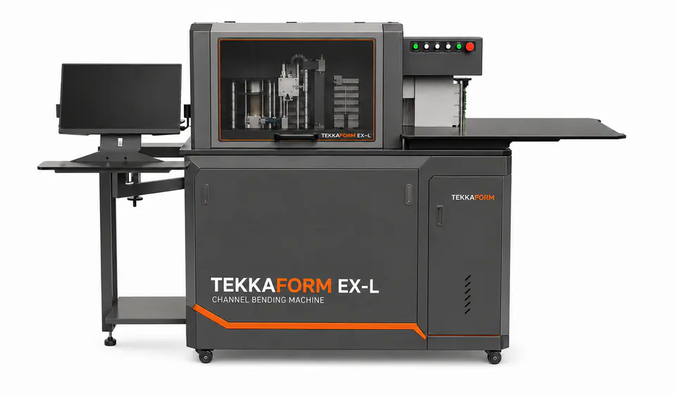 Tekkabend EX-L compact channel bender machine